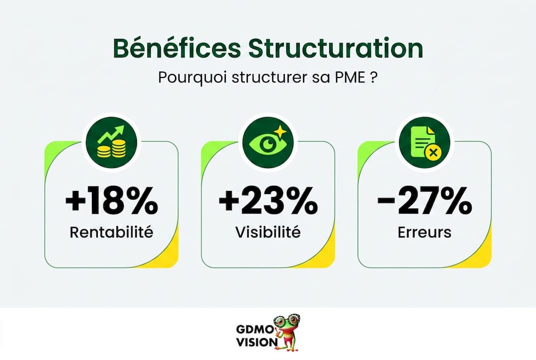 Infographie : Pourquoi structurer efficacement l’organisation de votre PME ?
