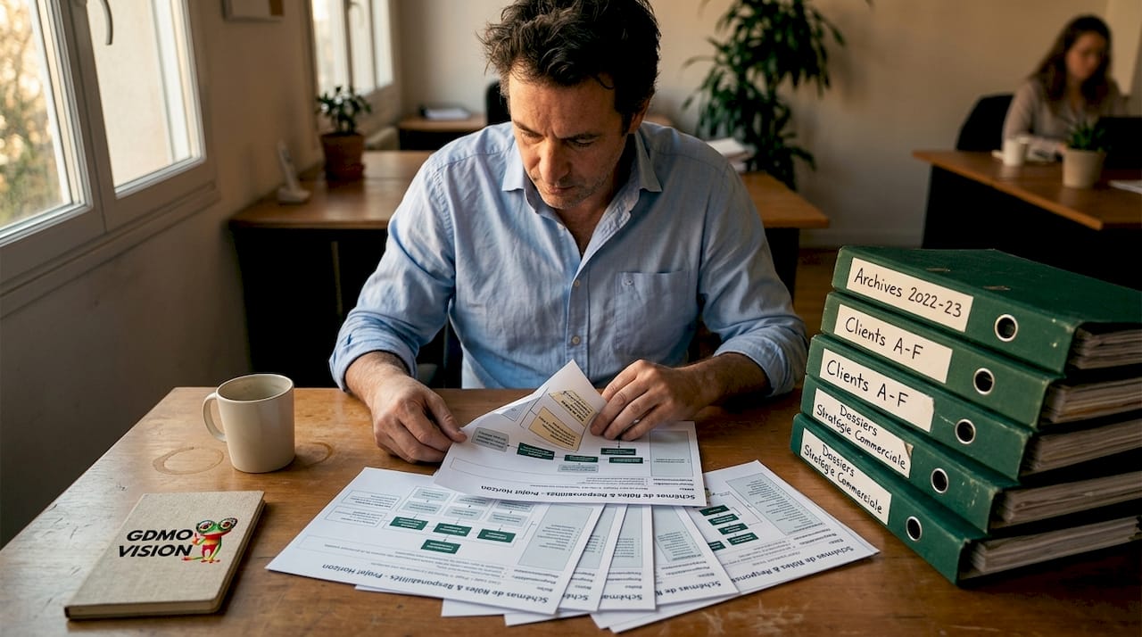 Répartition manuelle des tâches au sein d’un petit bureau