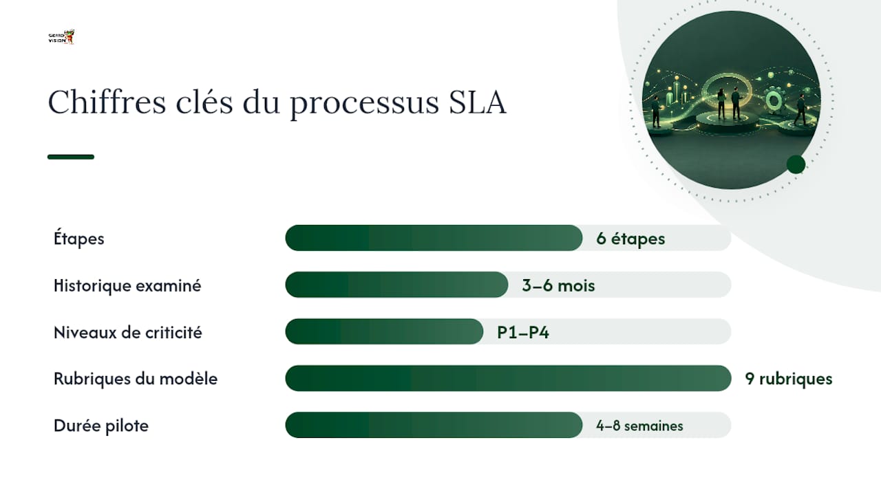 Comment construire un SLA interne en six étapes — overview diagram