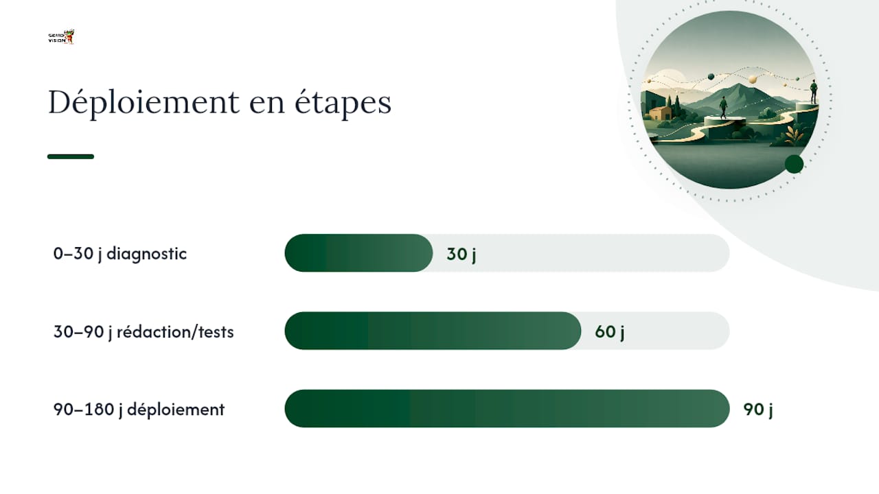 Feuille de route du manuel sur 180 jours