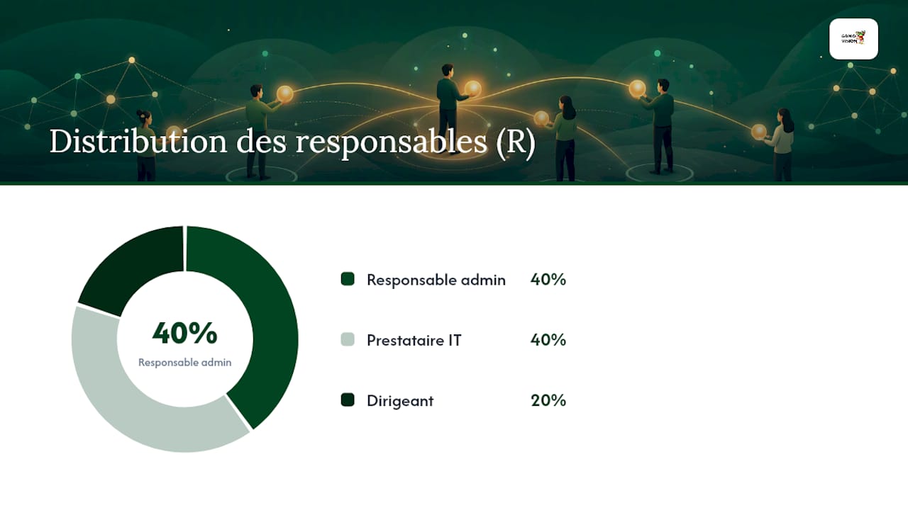 Un exemple concret pour visualiser la matrice RACI — overview diagram